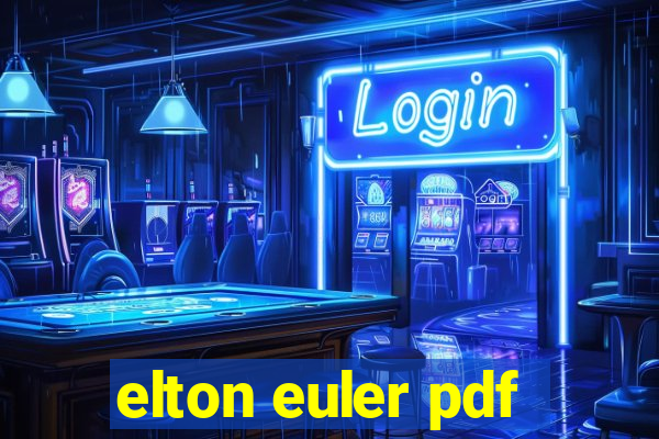 elton euler pdf